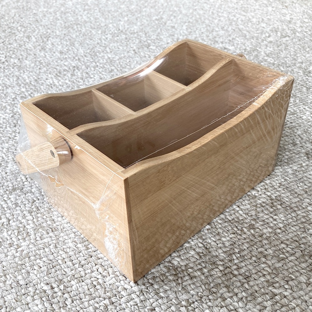 New Bamboo Silverware Holder